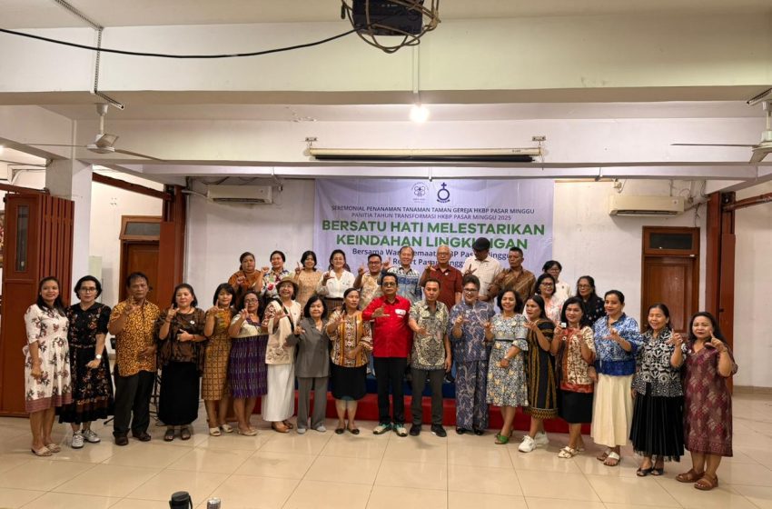HKBP Pasar Minggu: Bersatu Hati Lestarikan Keindahan Lingkungan