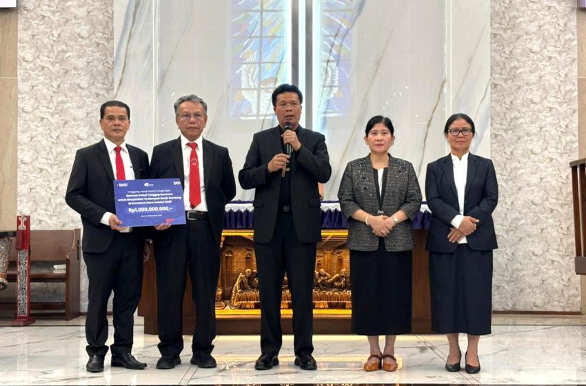  Pimpinan HKBP Terima Bantuan Satu Milyar Rupiah dari BTN untuk Korban Bencana Alam di Sumatera Utara