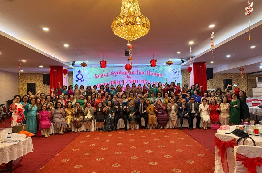  Praeses HKBP Distrik VIII DKI Jakarta Pimpin Ibadah Syukur Bona Taon Ina Hanna, Tekankan Peran Ibu dalam Pengajaran Iman