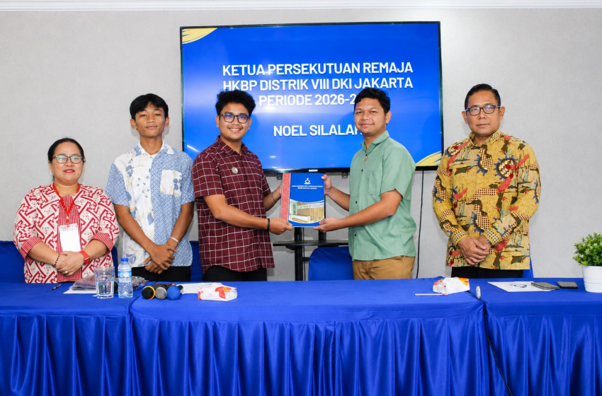 Noel Silalahi Terpilih Menjadi Ketua Persekutuan Remaja HKBP Distrik VIII DKI Jakarta