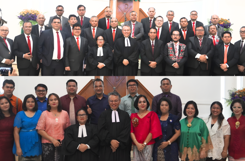 Praeses HKBP Distrik VIII DKI Jakarta Lantik Pengurus Persekutuan Guru Sekolah Minggu, Remaja, dan Ama Periode 2026–2028